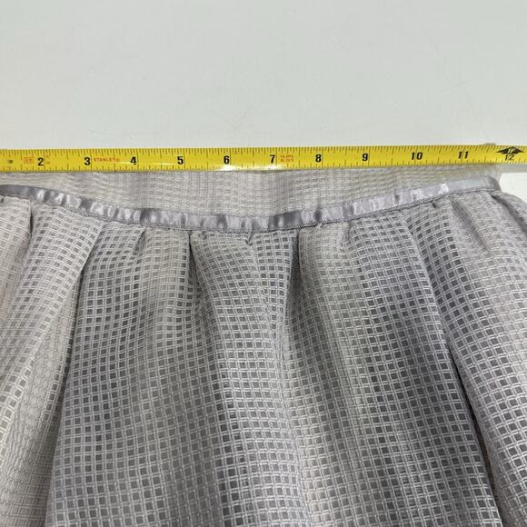 jill stuart gray mesh midi a-line skirt Size S - Picture 8 of 9